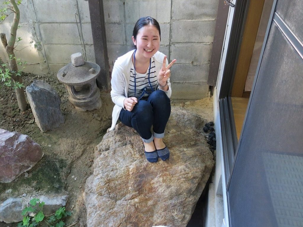 米屋の庭に弁慶の巨岩発見！