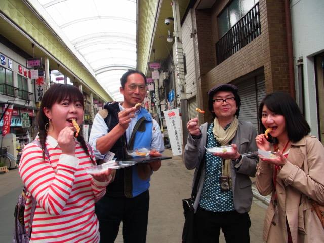 商店街で京の味を食べ歩き♪