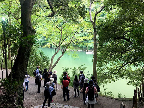 【嵐山】タモリさんを案内したガイドと、嵐山・美しさの裏側へ～断層が生んだ美しさ、600年前の地図でめぐる幻の巨大都市～