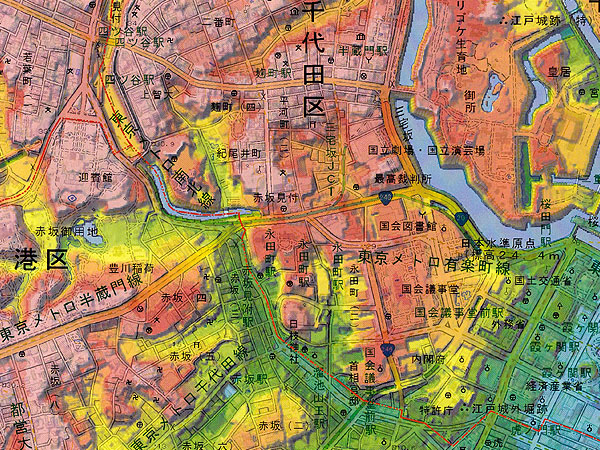 【赤坂】境界協会といく！埋もれた江戸城外郭ラインを、境界と地形で解き明かせ～将軍が泳いだダム湖！？地下駅に石垣が！江戸城裏鬼門から暗殺多発地帯まで～