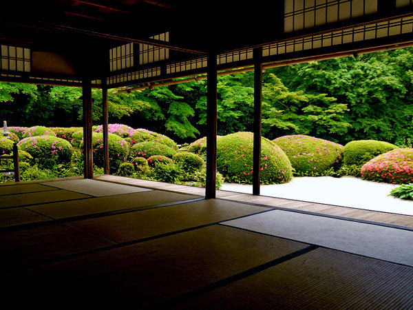 【詩仙堂】庭師といく山麓の名刹、新緑の枯山水庭園めぐり～ツツジに染まる詩仙堂、俳句の聖地・金福寺、雲海に龍躍る圓光寺～