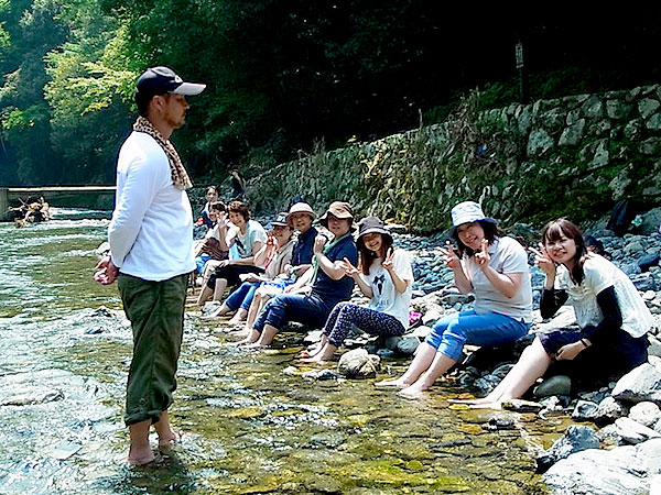 【清滝】保津川マイスターといく2億年の大自然！清流のほとりで天然鮎を味わう ～渓谷に涼を求めて、谷あいの集落から「鮎の道」をたどって保津峡まで～