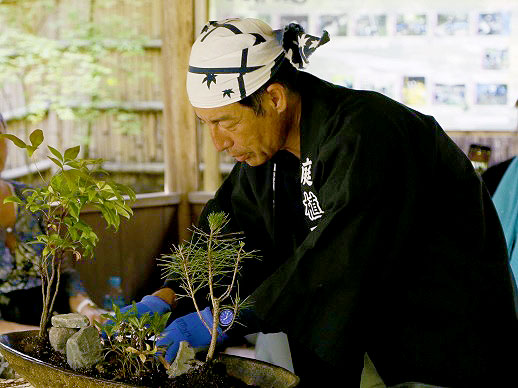 【くろ谷】御用庭師と巡る春の金戒光明寺、通常非公開の大方丈・庭園を拝見～枯山水の砂紋引、剪定実演、名庭の美を紡ぐ技と心に迫る～
