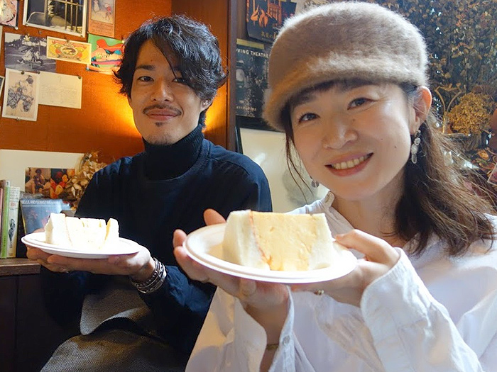 絶品珈琲屋めぐりで特製たまごサンド