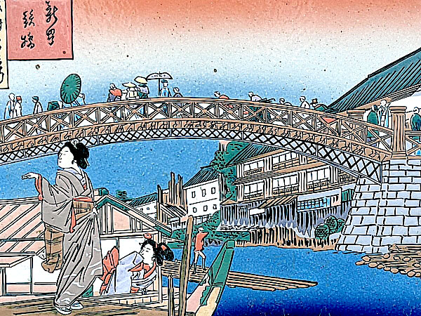 【新町・四ツ橋】天下一の花街・大坂新町、艶やかな遊郭の残り香をたどって〜川に囲まれた絶世の桃源郷！新町橋から九軒桜堤跡、演舞場跡まで～