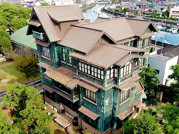 【部員限定】奇想の迎賓館「あかがね御殿」へ！全面赤銅の多木浜洋館を拝見～播磨灘を望む圧巻の独創建築、贅を尽くした大広間から鏡の間まで～