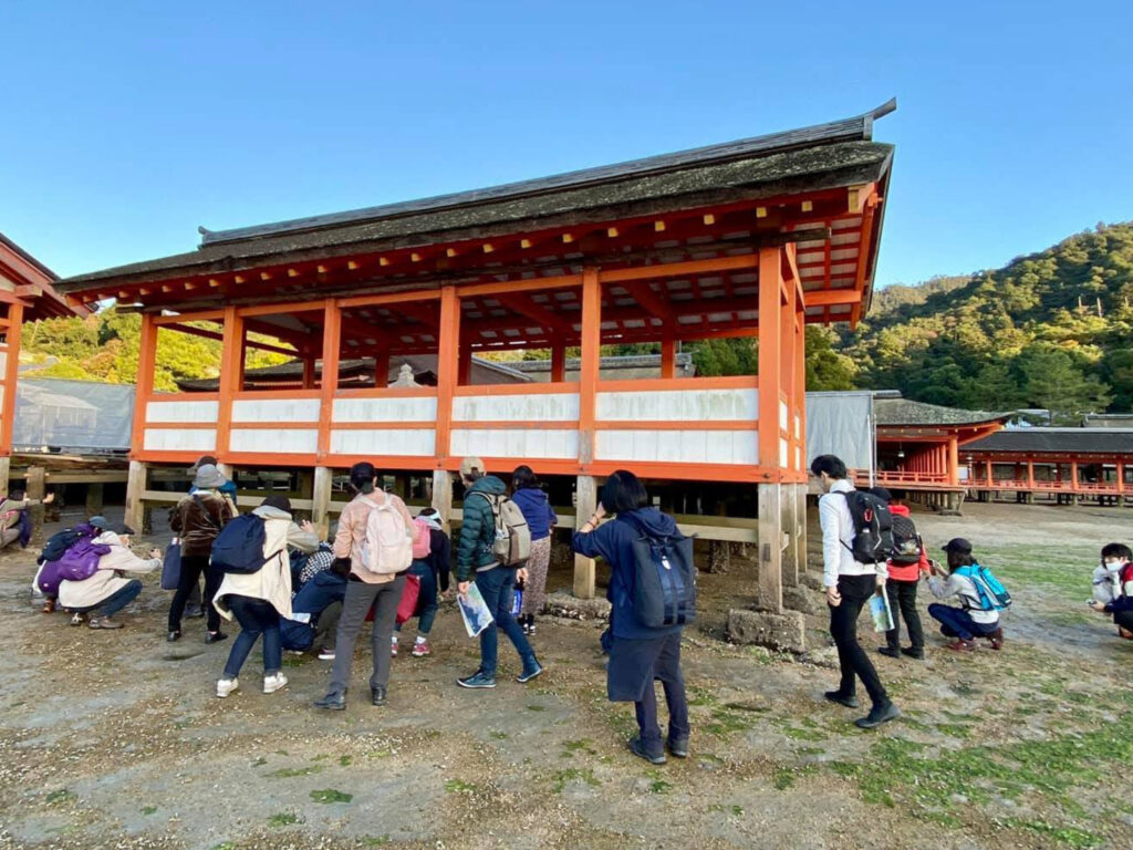 ときには宮島まで遠方ツアーも