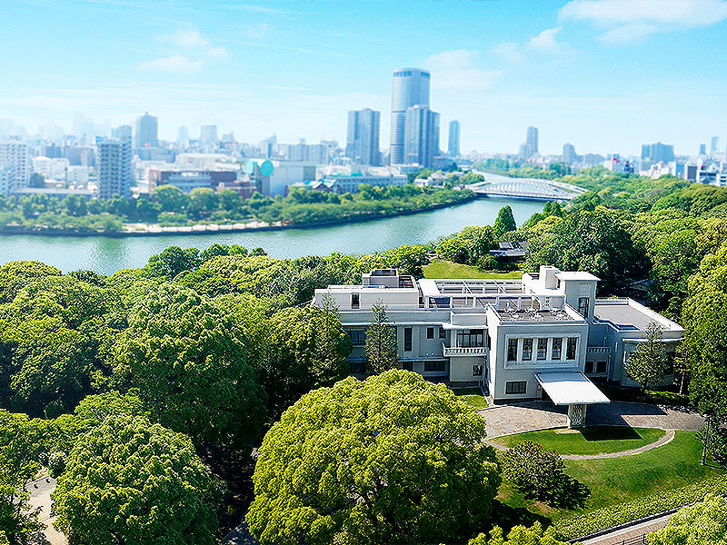 【旧大阪市公館】世界の賓客をもてなした迎賓館へ！館内スペシャルツアー～竹腰健造のアールデコ傑作建築、茶室「二水亭」から特別コースランチまで～