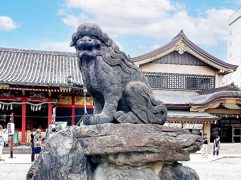 【浅草】狛犬愛好家と江戸狛犬のメッカへ！愛しい個性派コマイヌ生態観察～江戸ッ子の見栄と粋！江戸尾立ち、江戸流れ、派手さを極めし獅子山まで～