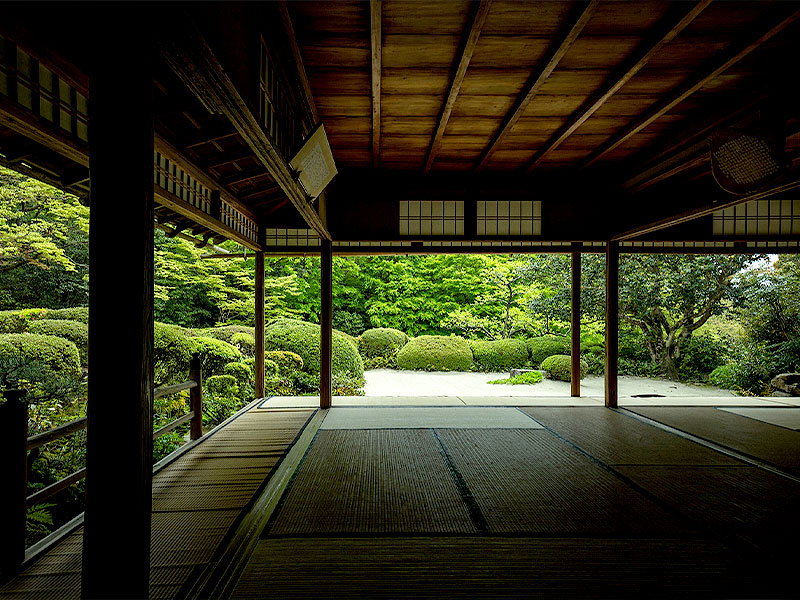 【詩仙堂】庭師といく山麓の名刹、春の枯山水三名庭をめぐる～文人趣味の詩仙堂、俳句の聖地・金福寺、雲海に龍躍る圓光寺～