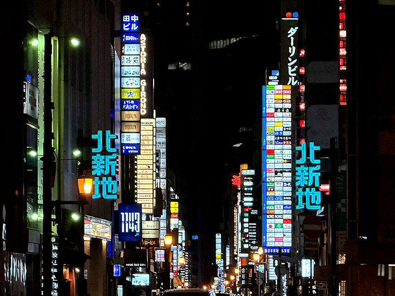 【北新地】日本屈指の高級歓楽街へ！大阪のヘリ「島」だった旧花街をいく～梅田“ウメタ”の高低差！？乙女坂から川跡、奇抜すぎる薬師堂、お初天神まで～