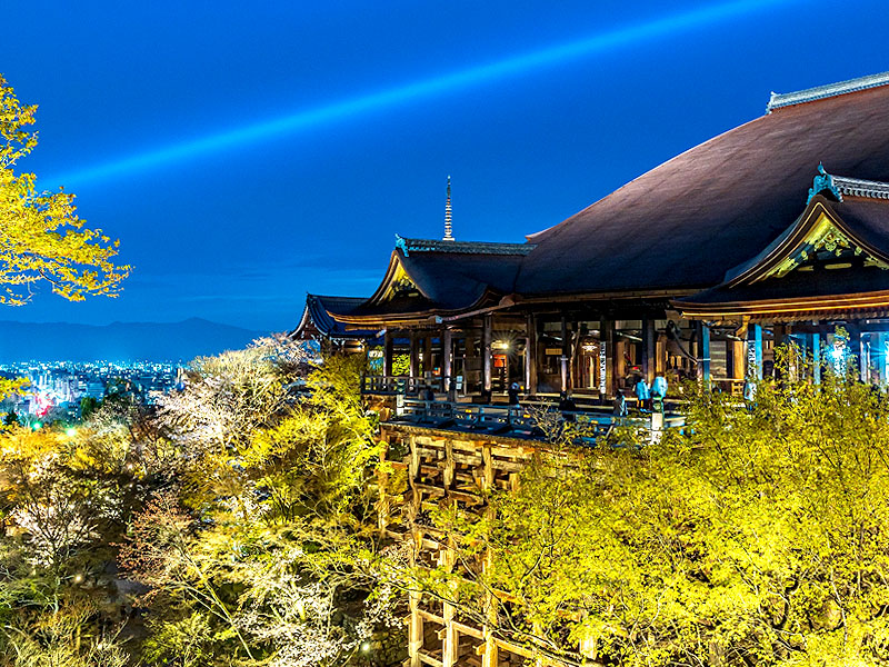 【夜の東山】夏の宵まいり、清水寺千日詣りと夕暮れに浮かぶ東山の小径をいく ～観音さま最大の功徳日、本堂内々陣を特別拝観、安井金比羅宮まで～