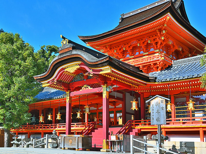 【石清水八幡宮】大楠の森に浮かぶ国家第二の聖地、森の案内人と“八幡詣”ツアー～圧巻の国宝社殿群、樹齢700歳の巨樹と出会い、重森三玲の石庭まで～