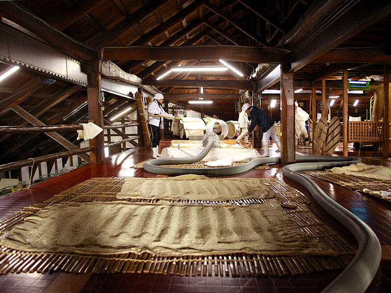 【石川酒造】蔵人頭が仕込み現場を特別案内！“東京地酒”5種呑み比べ＆特製小料理付き～国の文化財建築が立ち並ぶ！麹、もろみ、発酵の香り…酒造りの現場へ～