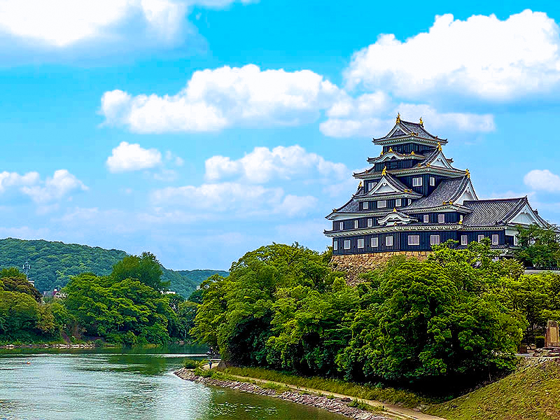 【岡山城】梅林崖長といく、不滅の名城「岡山城」凸凹ツアー！～漆黒の天守閣と天下の名園「後楽園」、山陽花崗岩の巨大城郭へ～